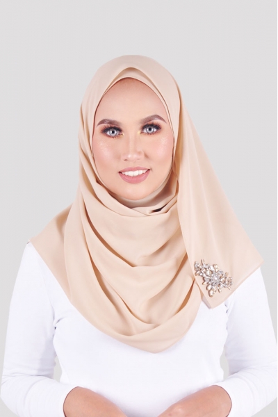 BEYONCE SHAWL - SAND SHELL